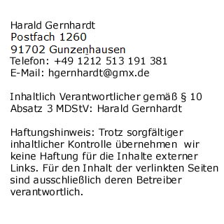 Impressum wird geladen!